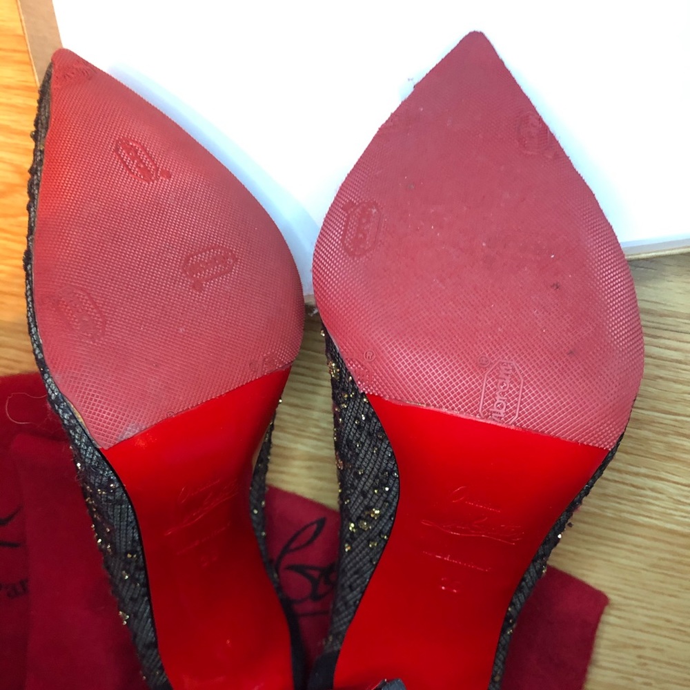 Christian Louboutin Lace size 39 heels - Picture 6 of 7